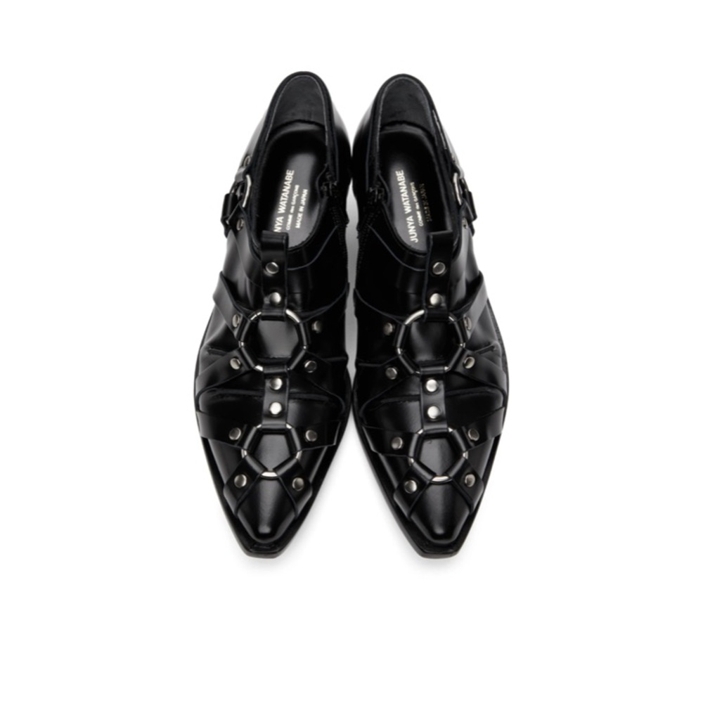🎈SALE🎈Junta Watanabe x Comme des Garcons Balck Harness Low Heels